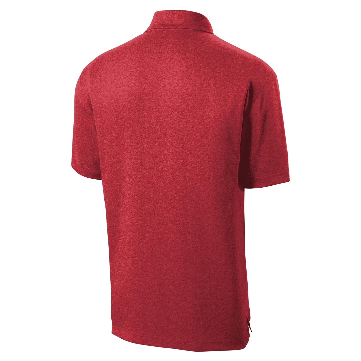 True Royal Heather Polo Shirt - Sport-Tek - Moisture Wicking