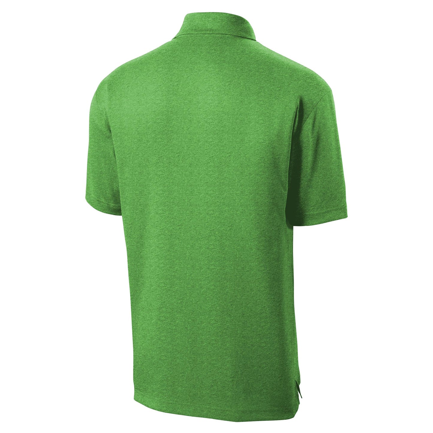 True Royal Heather Polo Shirt - Sport-Tek - Moisture Wicking