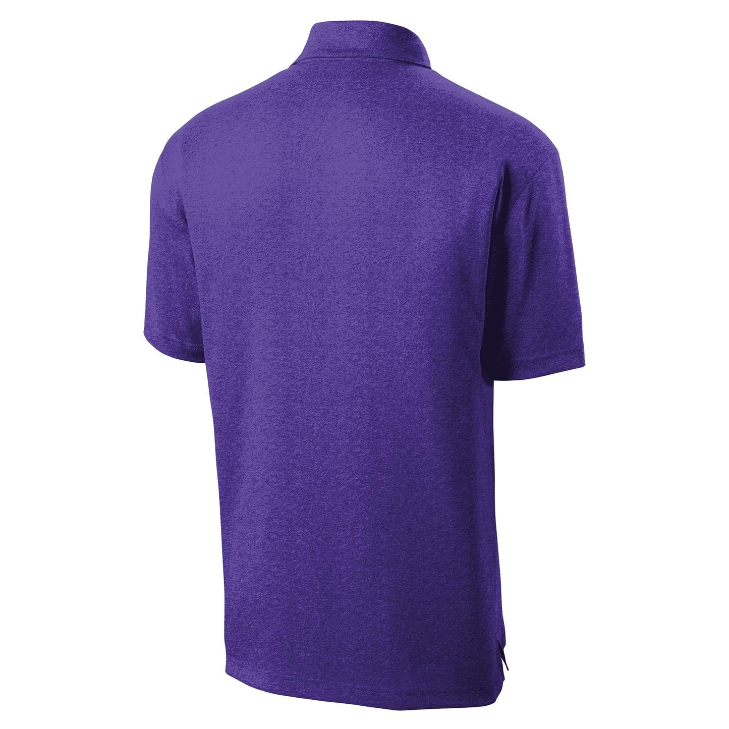 True Royal Heather Polo Shirt - Sport-Tek - Moisture Wicking