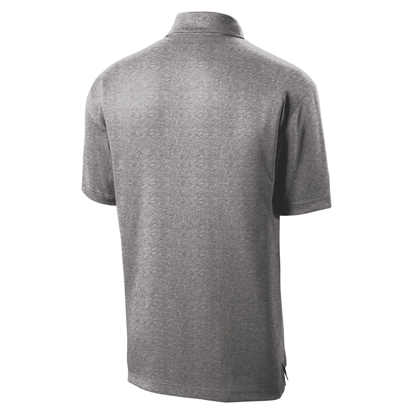 True Royal Heather Polo Shirt - Sport-Tek - Moisture Wicking