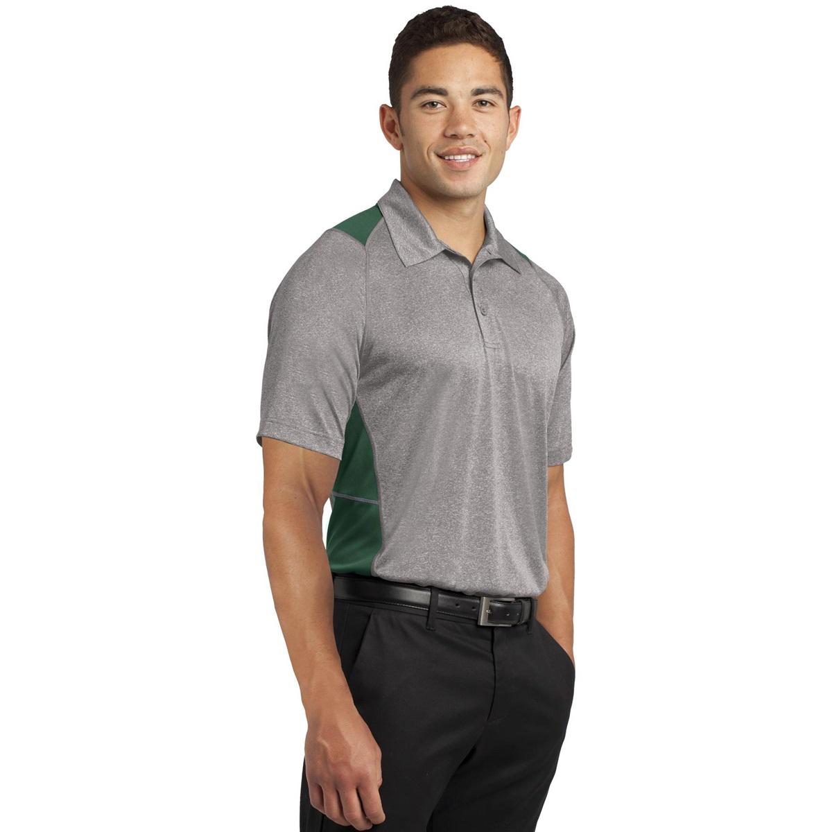 Graphite Heather Polo Shirt - Sport-Tek - Stylish Design
