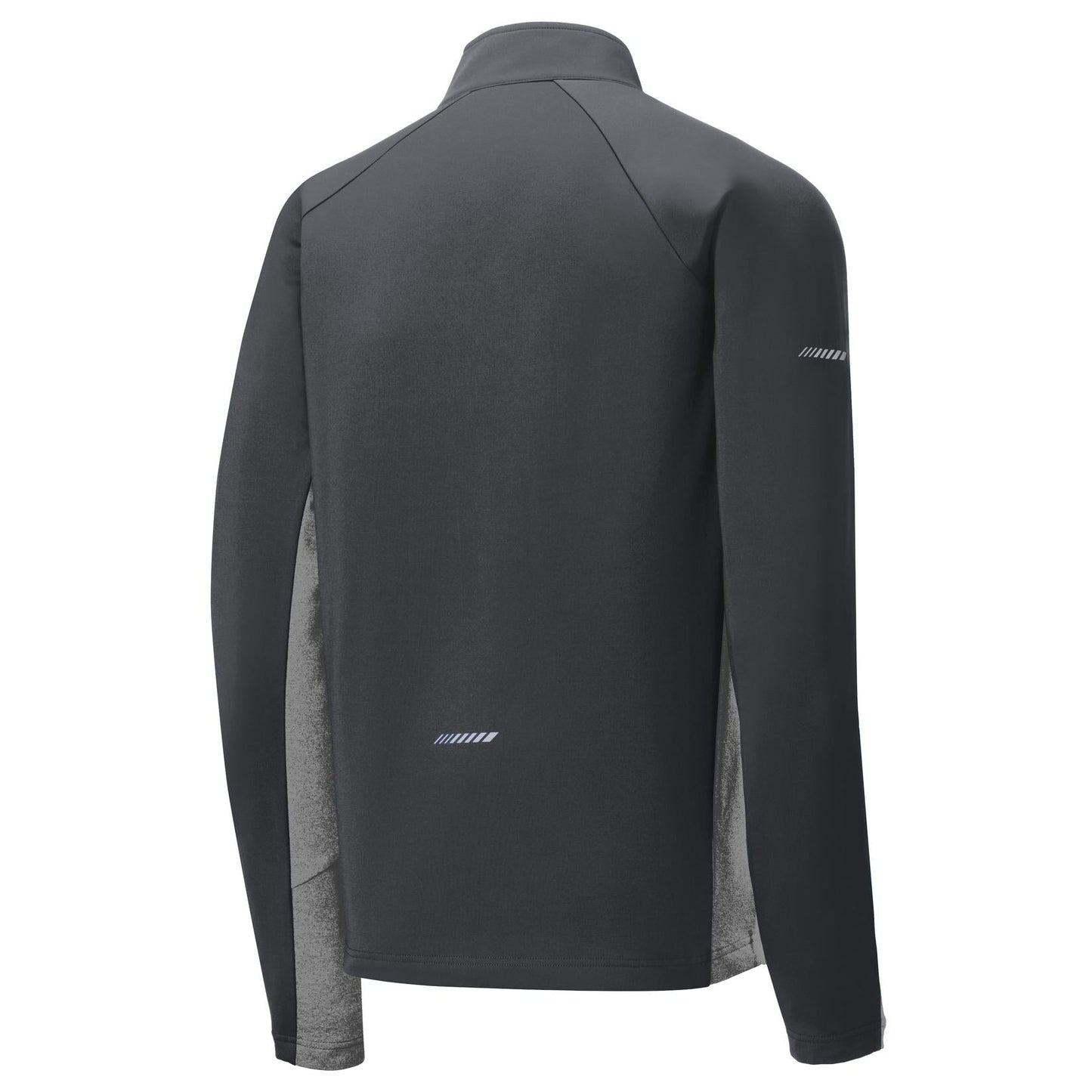 Black/Charcoal Grey Heather Sweatshirt - Sport-Tek - Soft Fabric