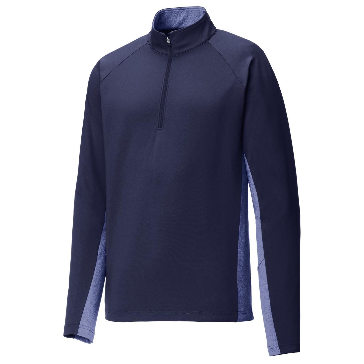 Black/Charcoal Grey Heather Sweatshirt - Sport-Tek - Soft Fabric