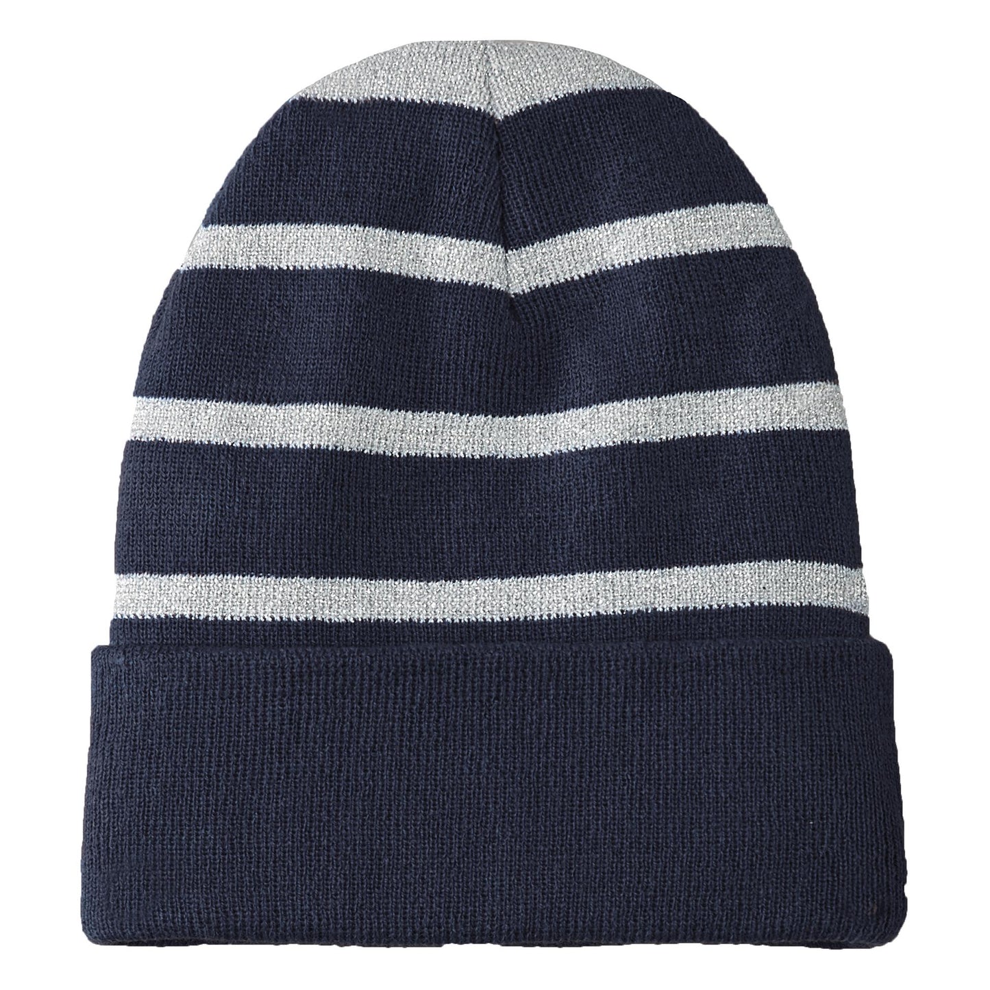 Black/Iron Grey Beanie - Sport-Tek - Fully Lined