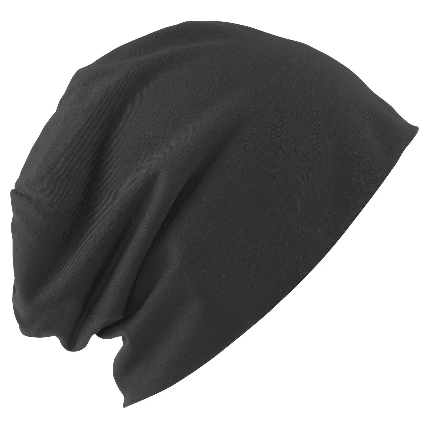 Black Beanies - Sport-Tek - Soft Cotton Touch