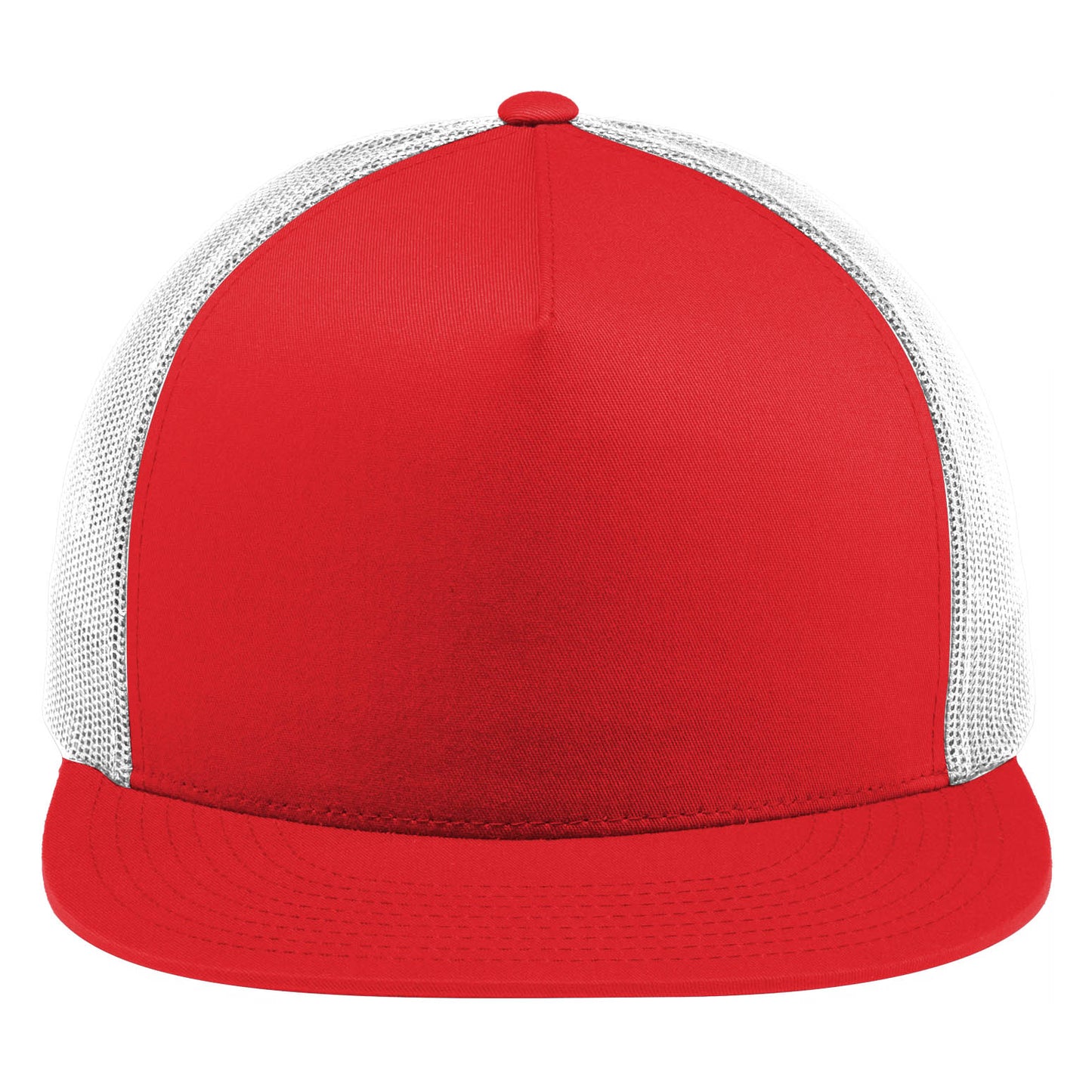 Black Trucker Cap - Sport-Tek - Adjustable Fit Design