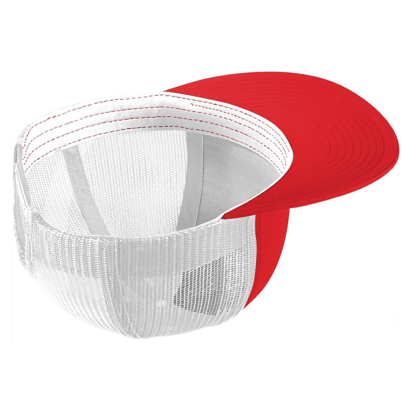 Black Trucker Cap - Sport-Tek - Adjustable Fit Design