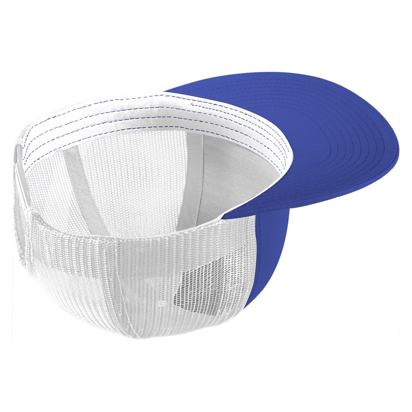 Black Trucker Cap - Sport-Tek - Adjustable Fit Design