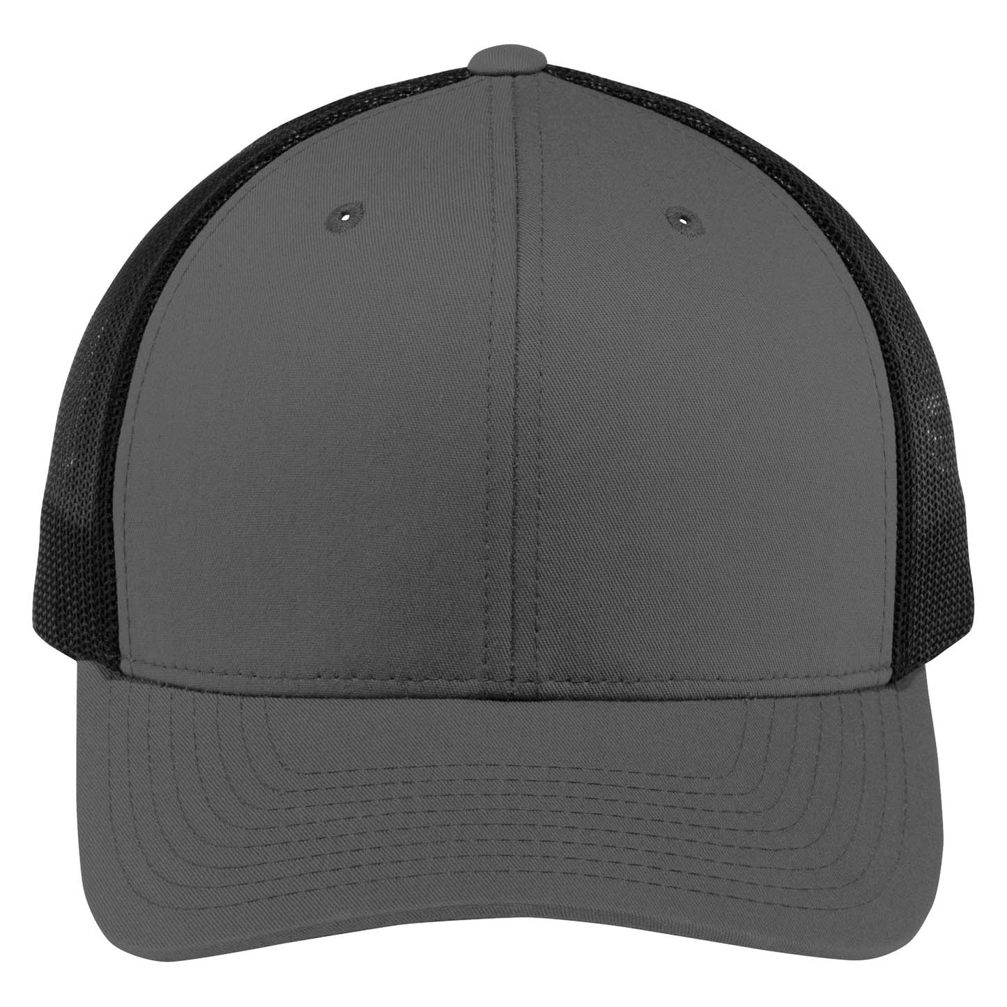 Black Ball Cap - Sport-Tek - High Fit Snap Closure - Stylish Choice