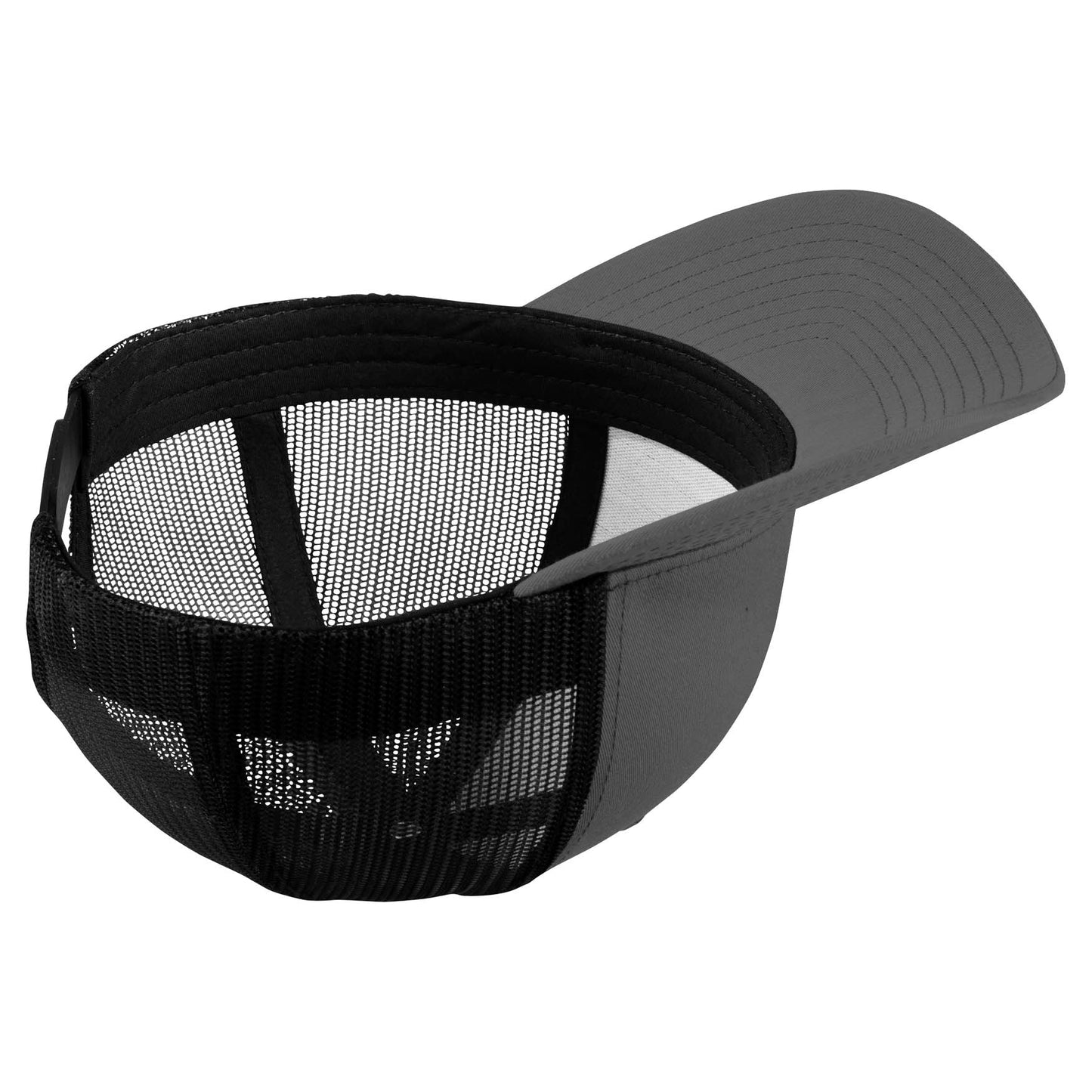Black Ball Cap - Sport-Tek - High Fit Snap Closure - Stylish Choice