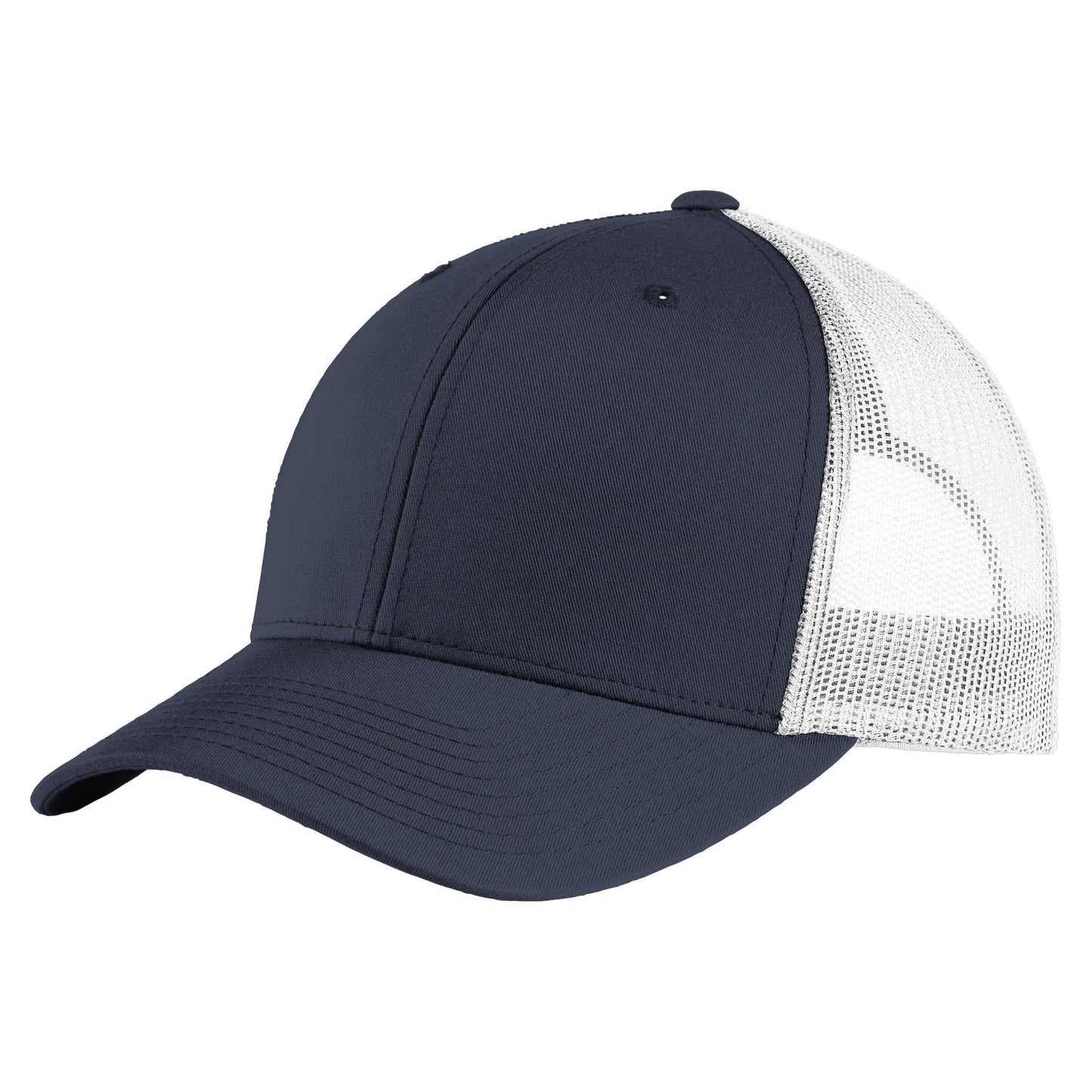 Black Ball Cap - Sport-Tek - High Fit Snap Closure - Stylish Choice