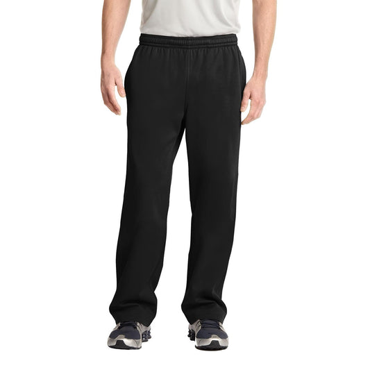 Black Sweatpants - Sport-Tek - Moisture-Wicking Fleece