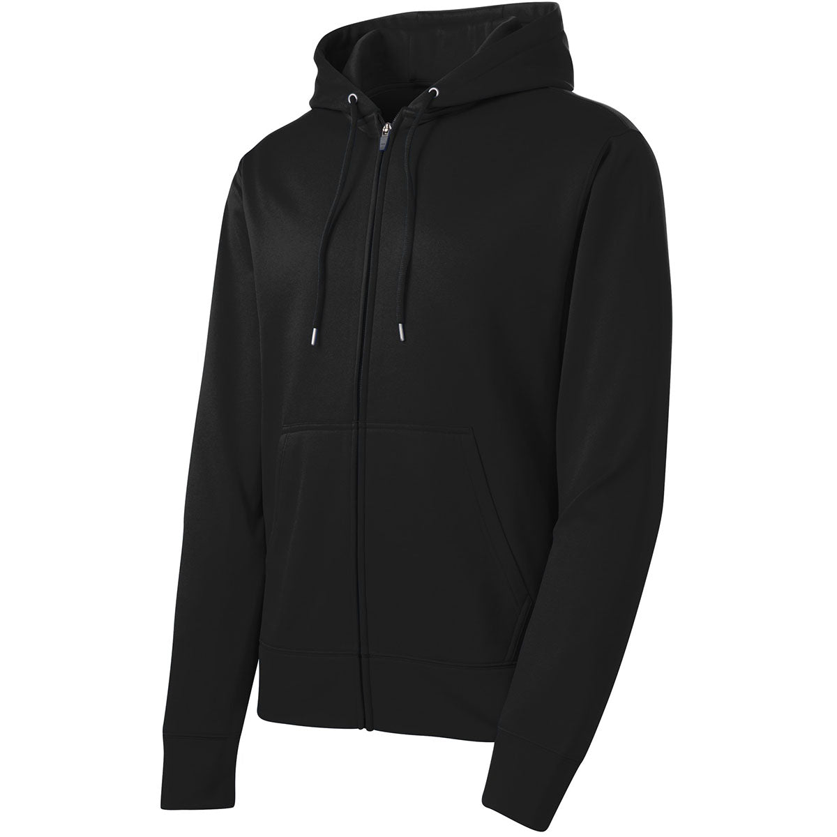 Black Jackets - Sport-Tek - Fleece Full-Zip Hooded - Comfortable Wear