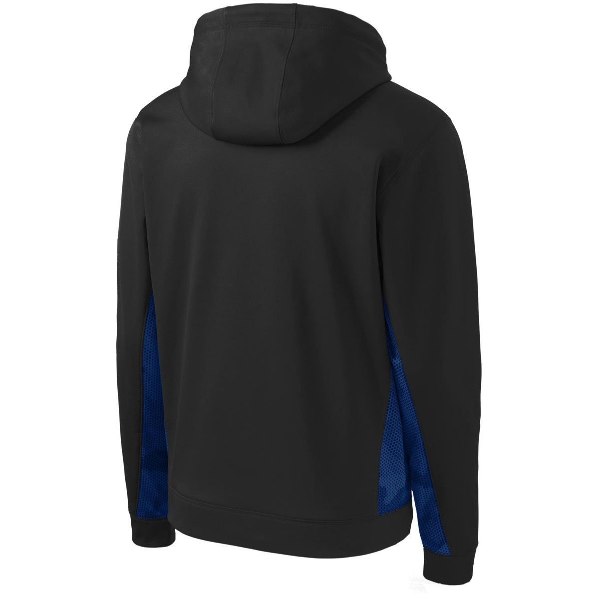 Dark Smoke Grey Sweatshirt - Sport-Tek - CamoHex Print - Unique Design