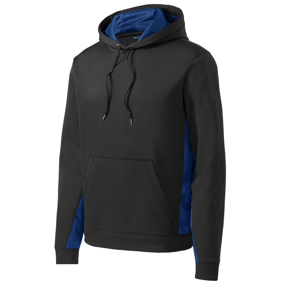 Dark Smoke Grey Sweatshirt - Sport-Tek - CamoHex Print - Unique Design