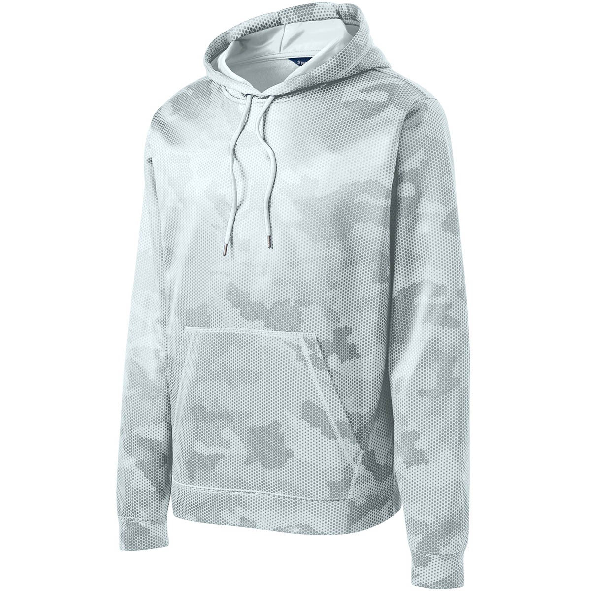 White Camo Sweatshirt - Sport-Tek - Cozy Fabric