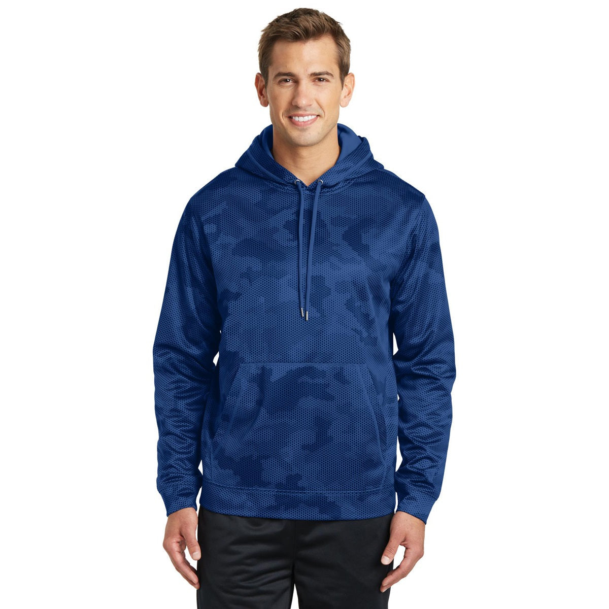 White Camo Sweatshirt - Sport-Tek - Cozy Fabric