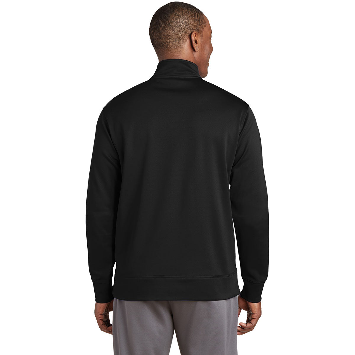 Black Fleece Jacket - Sport-Tek - Comfortable Style
