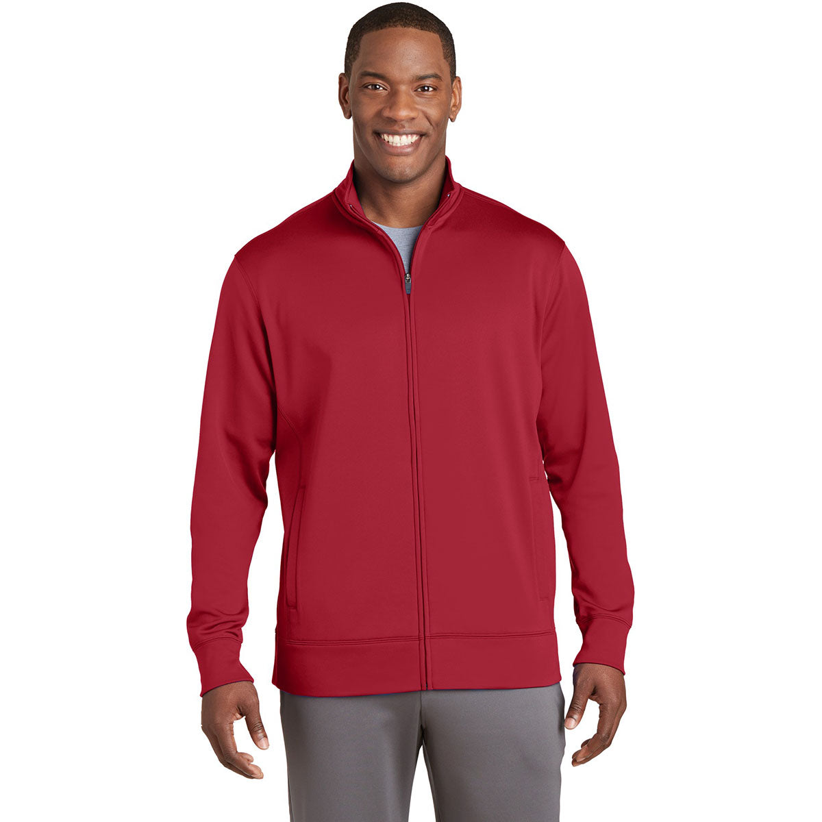 Black Fleece Jacket - Sport-Tek - Comfortable Style