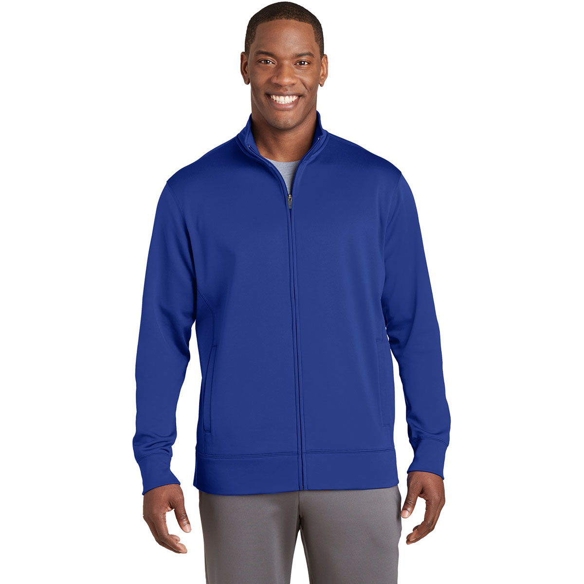 Black Fleece Jacket - Sport-Tek - Comfortable Style