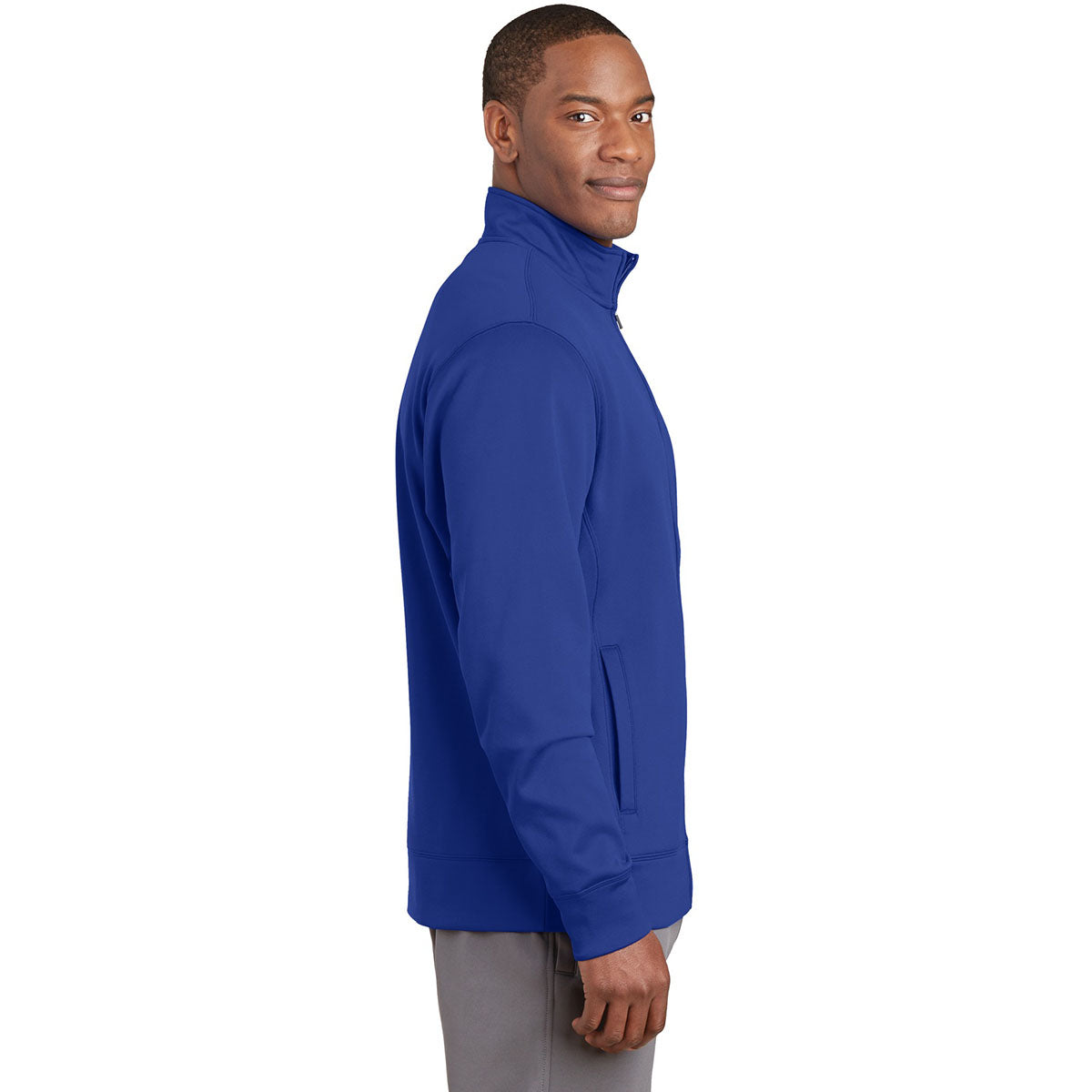 Black Fleece Jacket - Sport-Tek - Comfortable Style