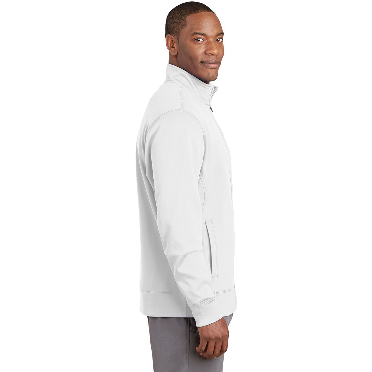 Black Fleece Jacket - Sport-Tek - Comfortable Style