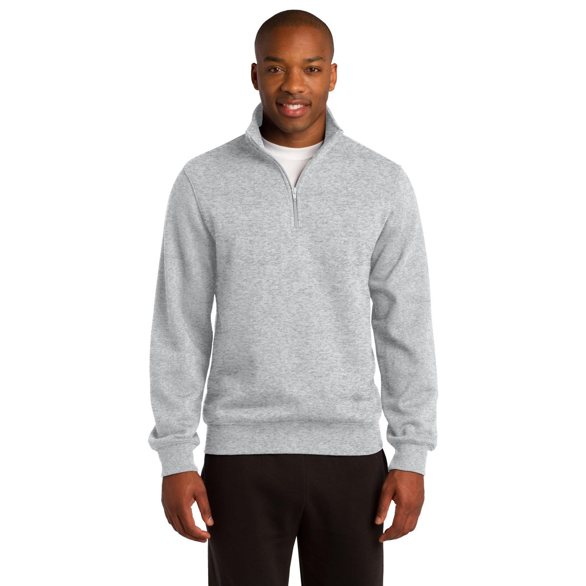 Athletic Heather Sweatshirt - Sport-Tek - Colorfast Fabric