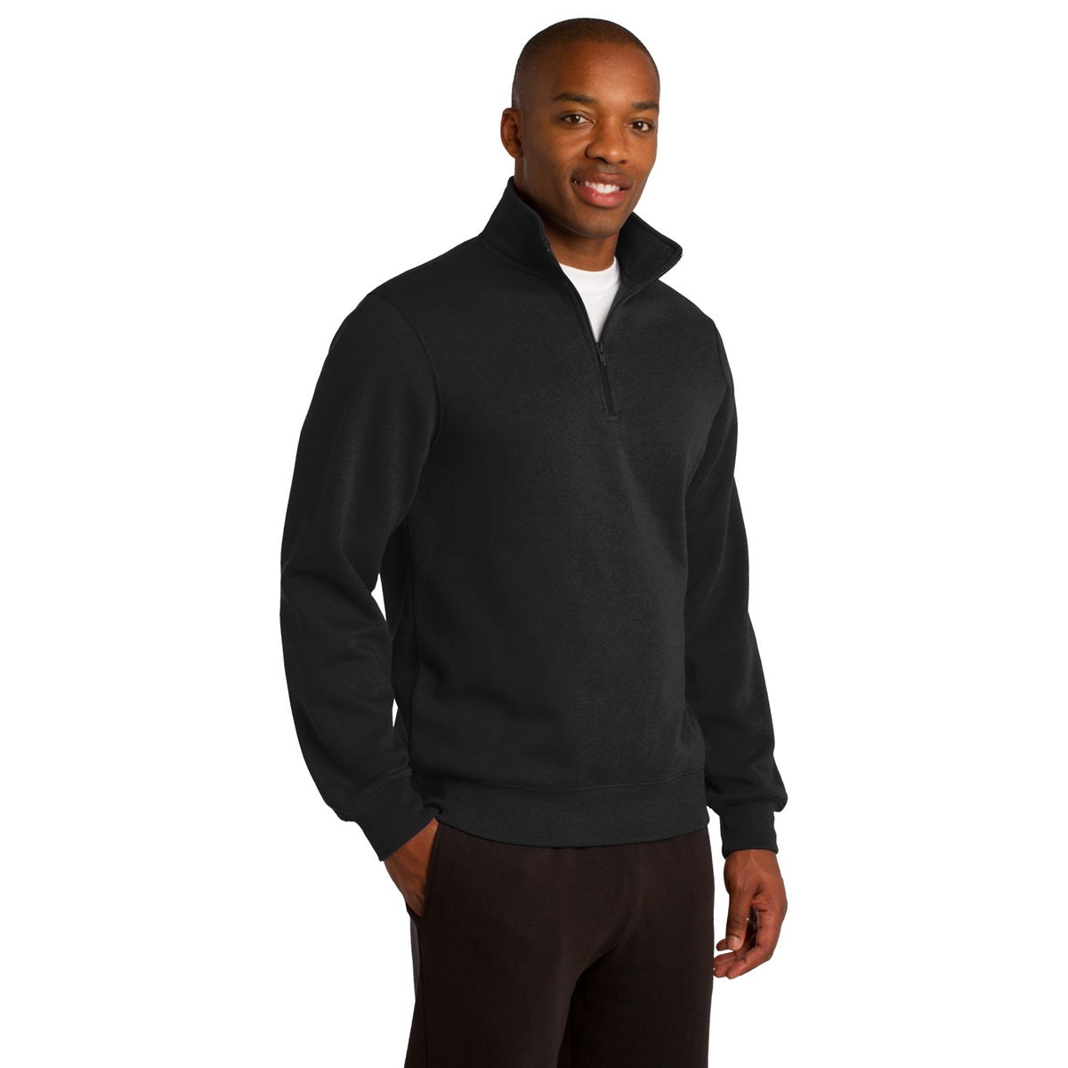 Athletic Heather Sweatshirt - Sport-Tek - Colorfast Fabric