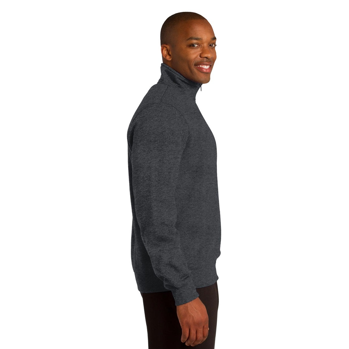 Athletic Heather Sweatshirt - Sport-Tek - Colorfast Fabric