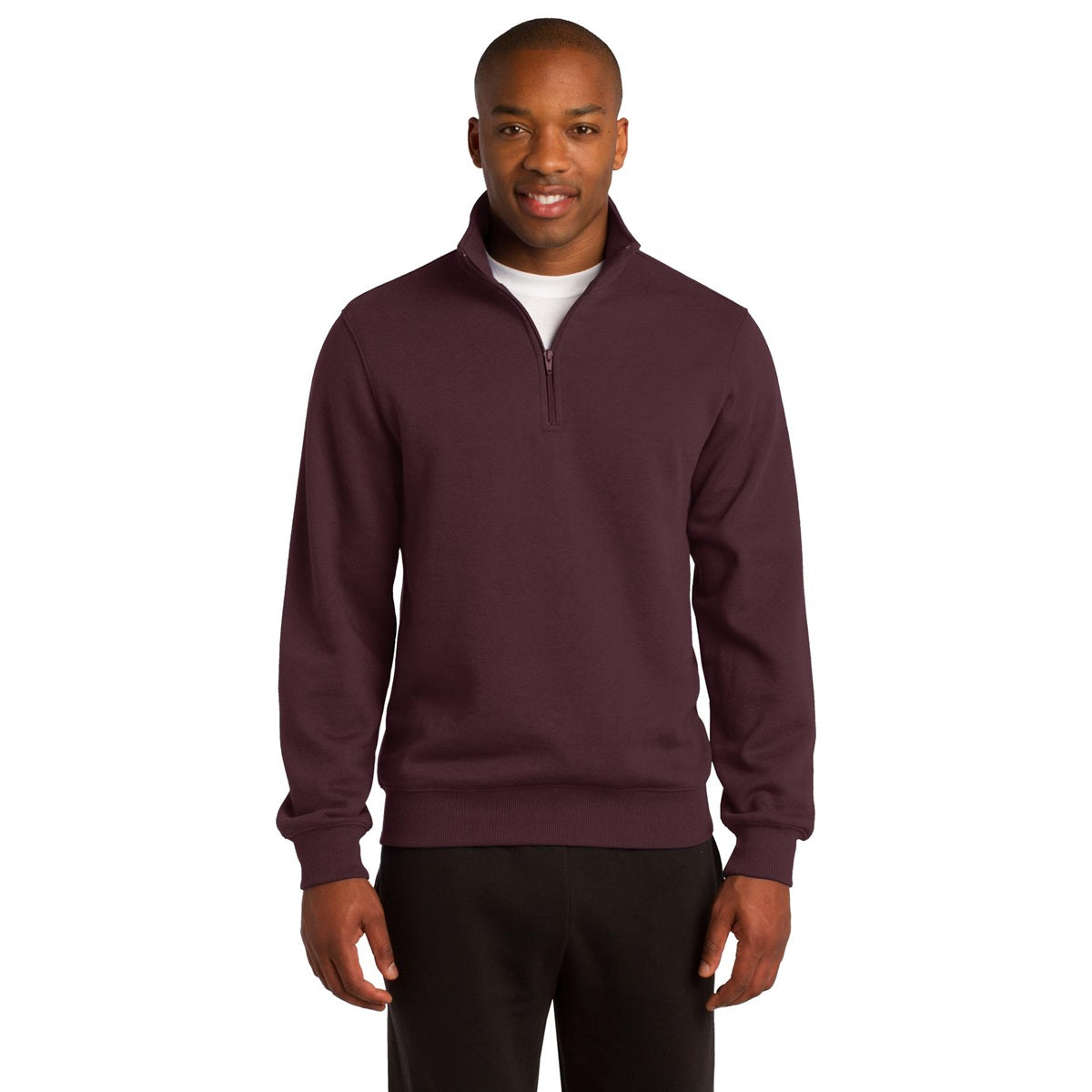 Athletic Heather Sweatshirt - Sport-Tek - Colorfast Fabric