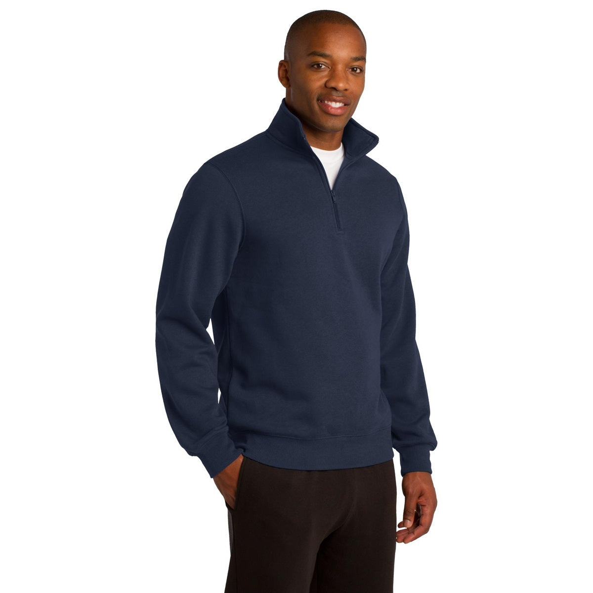 Athletic Heather Sweatshirt - Sport-Tek - Colorfast Fabric