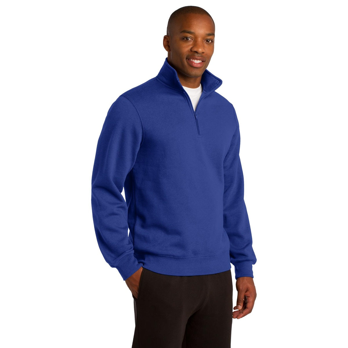 Athletic Heather Sweatshirt - Sport-Tek - Colorfast Fabric