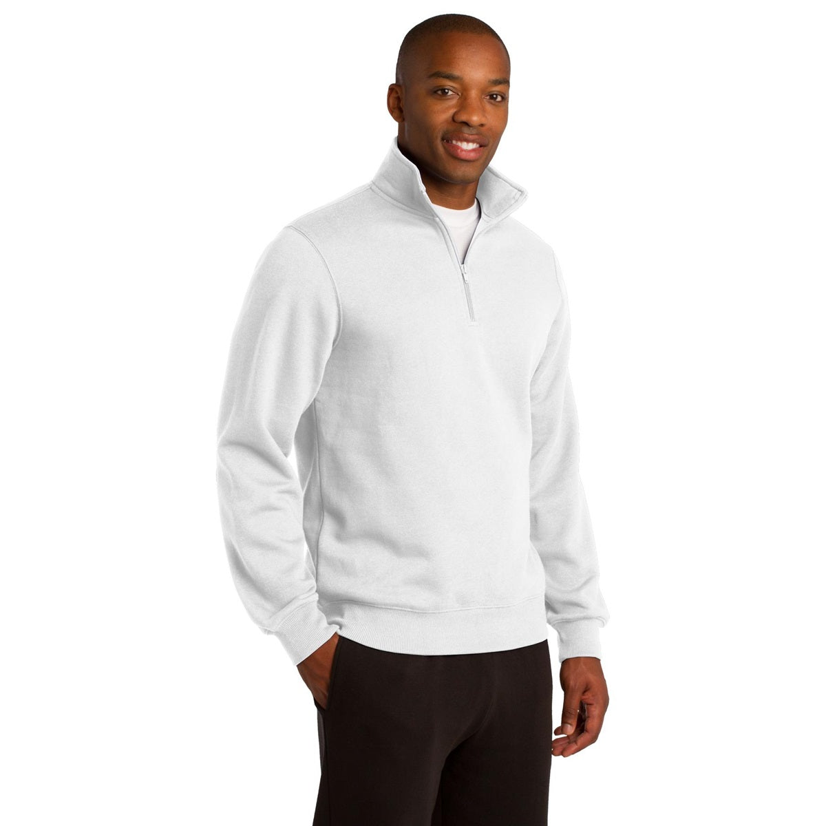 Athletic Heather Sweatshirt - Sport-Tek - Colorfast Fabric