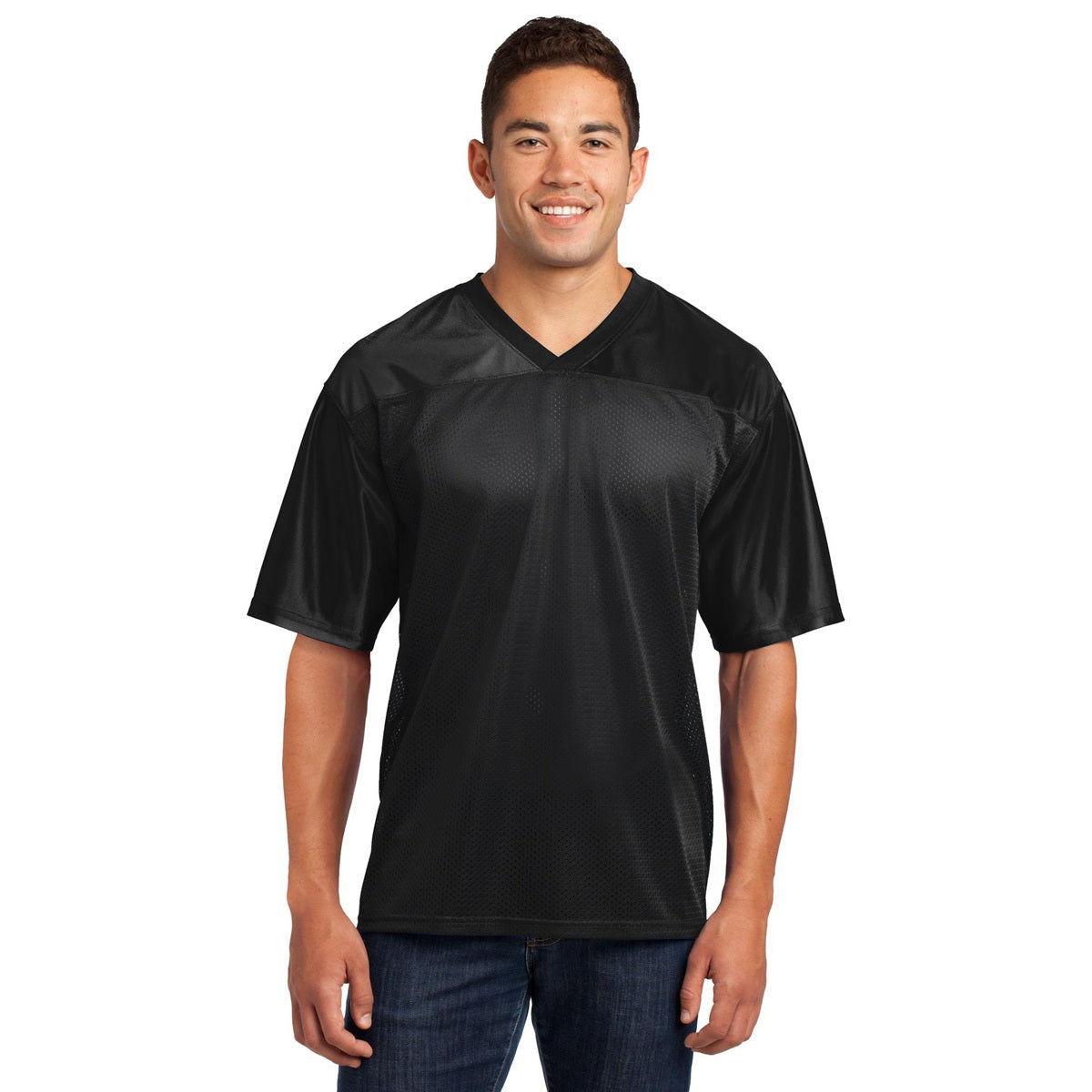 Black Jerseys - Sport-Tek - Lightweight Polyester Mesh