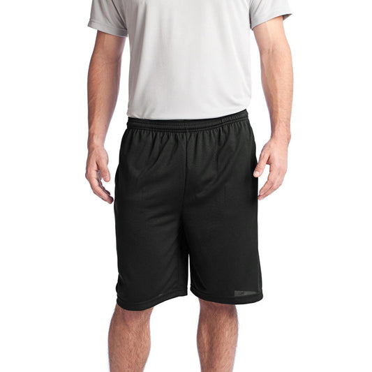 Black Shorts - Sport-Tek - Tough Mesh Design