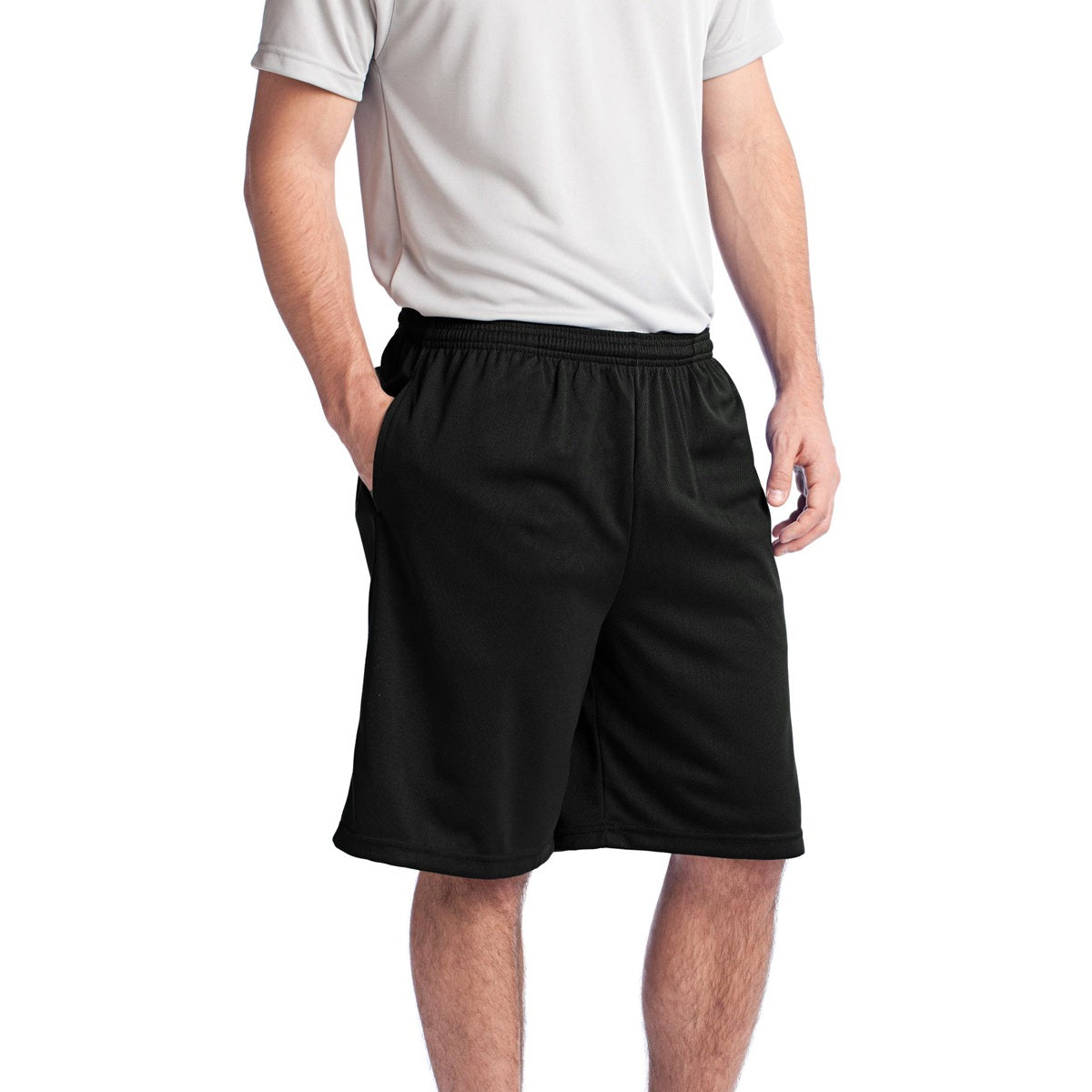 Black Shorts - Sport-Tek - Tough Mesh Design