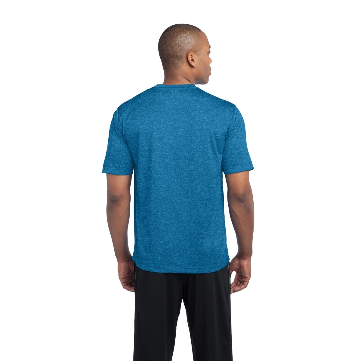 Blue Wake Heather T-Shirt - Sport-Tek - Soft Fabric