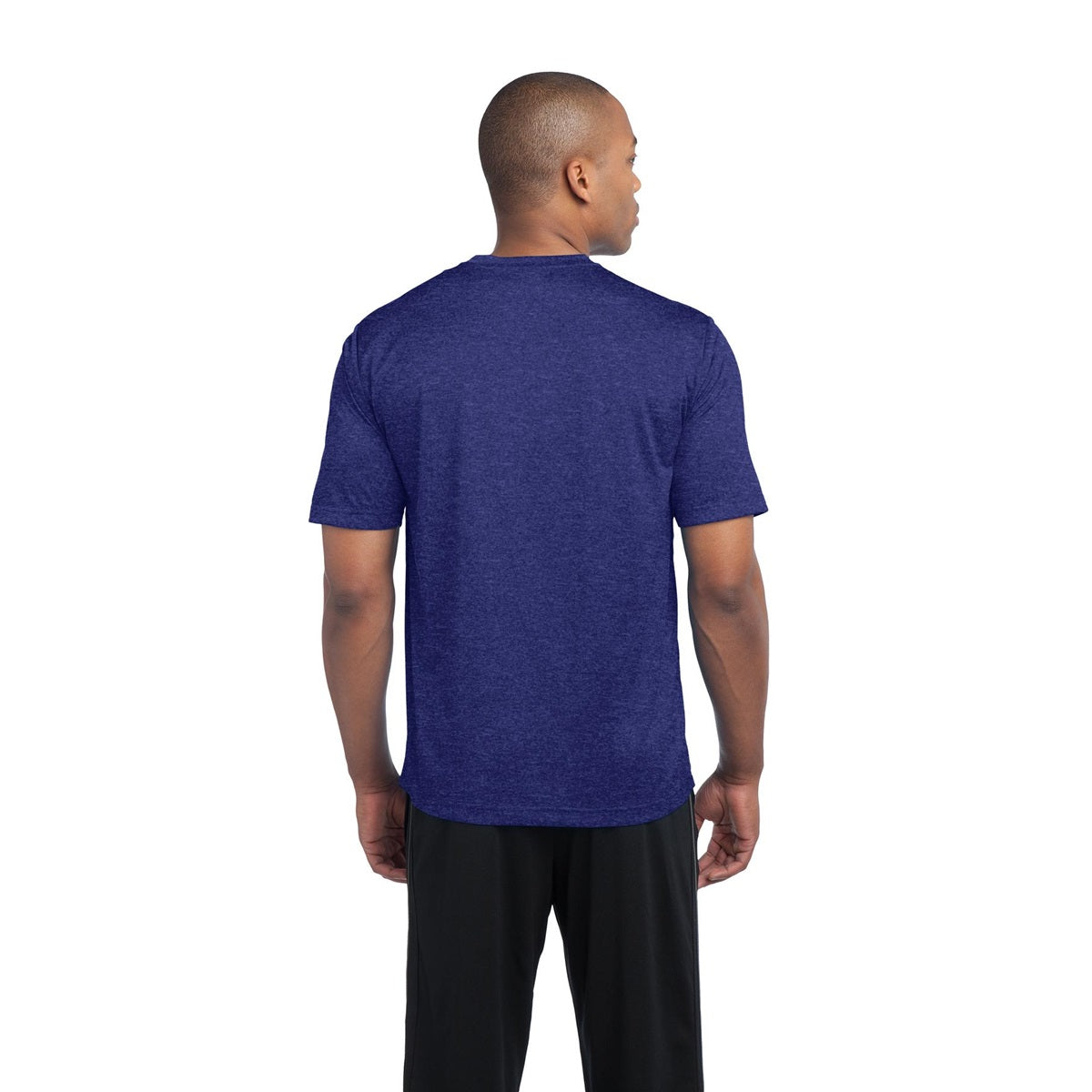 Blue Wake Heather T-Shirt - Sport-Tek - Soft Fabric
