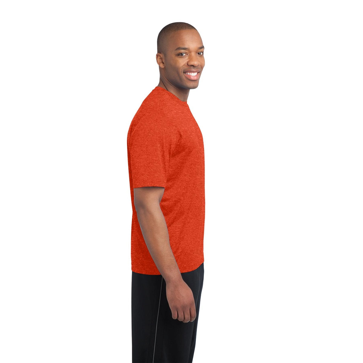 Blue Wake Heather T-Shirt - Sport-Tek - Soft Fabric