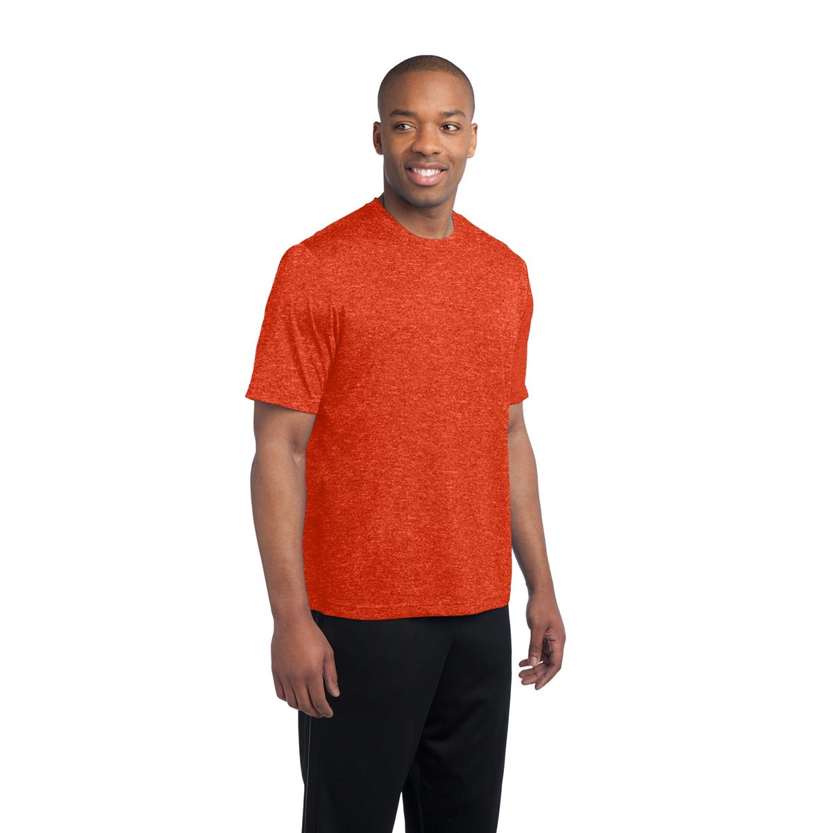 Blue Wake Heather T-Shirt - Sport-Tek - Soft Fabric