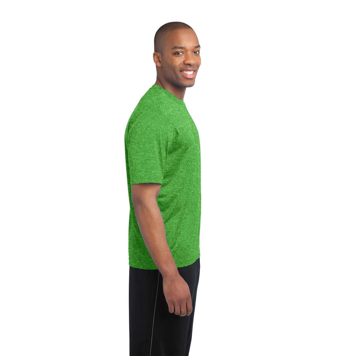 Blue Wake Heather T-Shirt - Sport-Tek - Soft Fabric