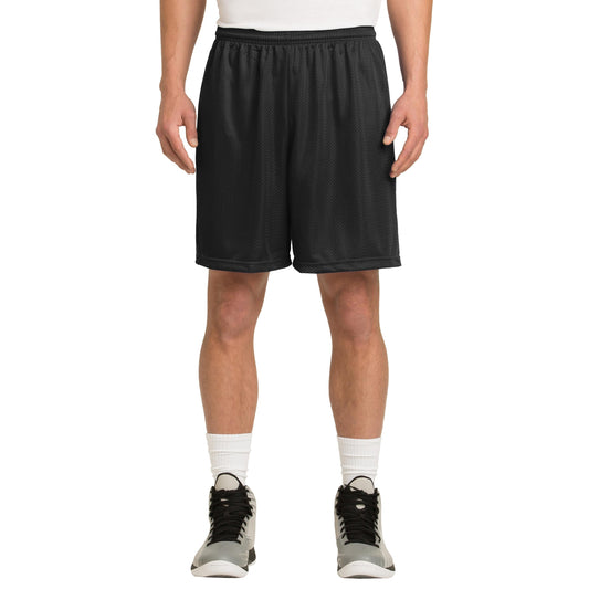 Black Mesh Shorts - Sport-Tek - Athletic Design - Durable Quality