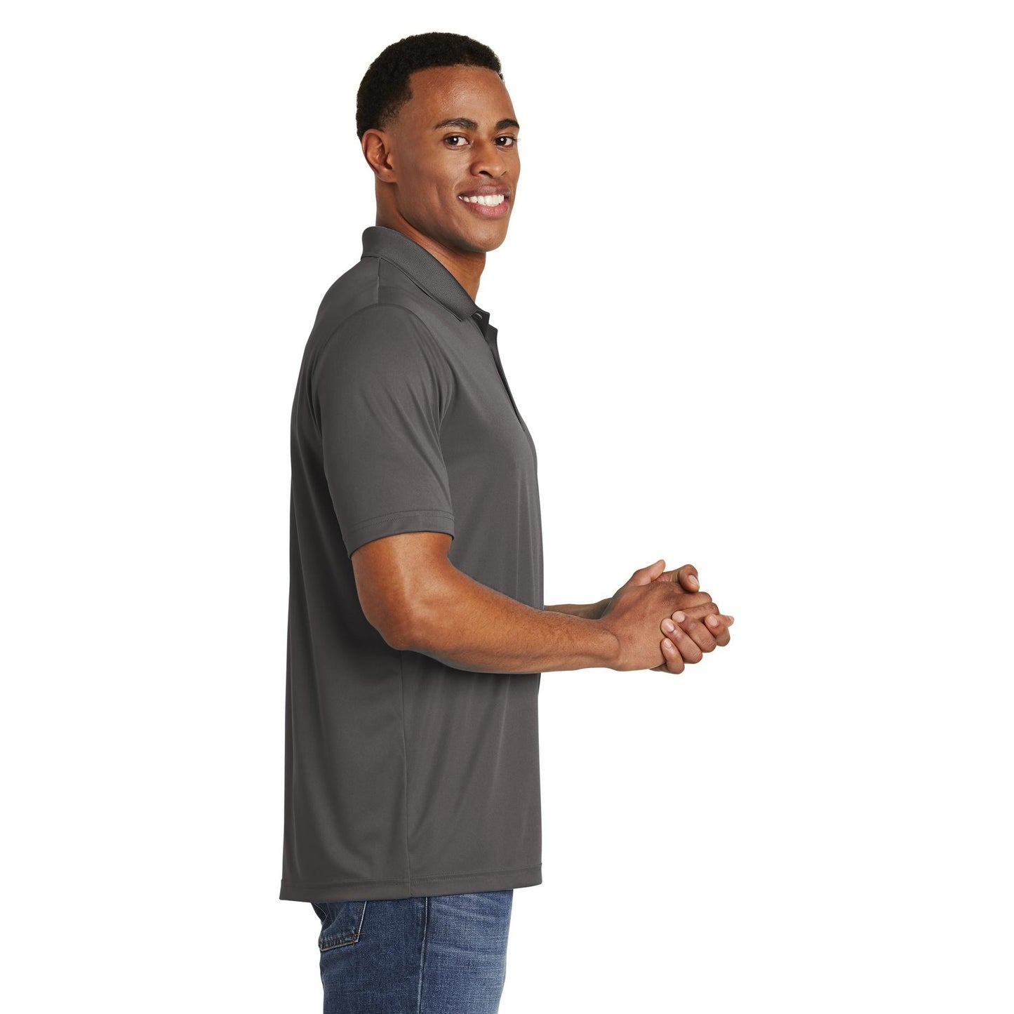 Atomic Blue Polo - Sport-Tek - Performance Fabric