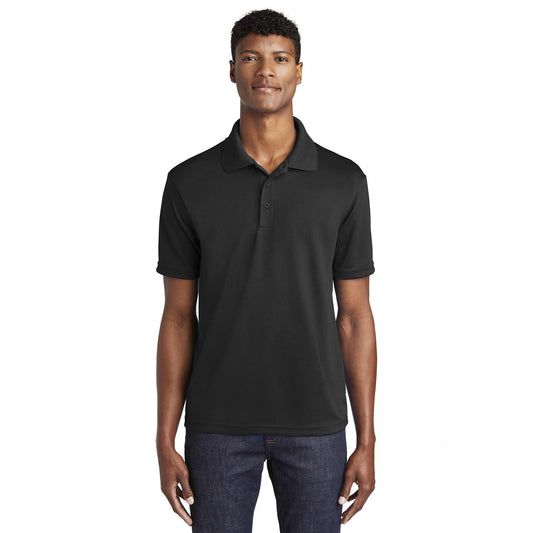 Black Polo Shirt - Sport-Tek - Mesh Fabric - Quality Fit