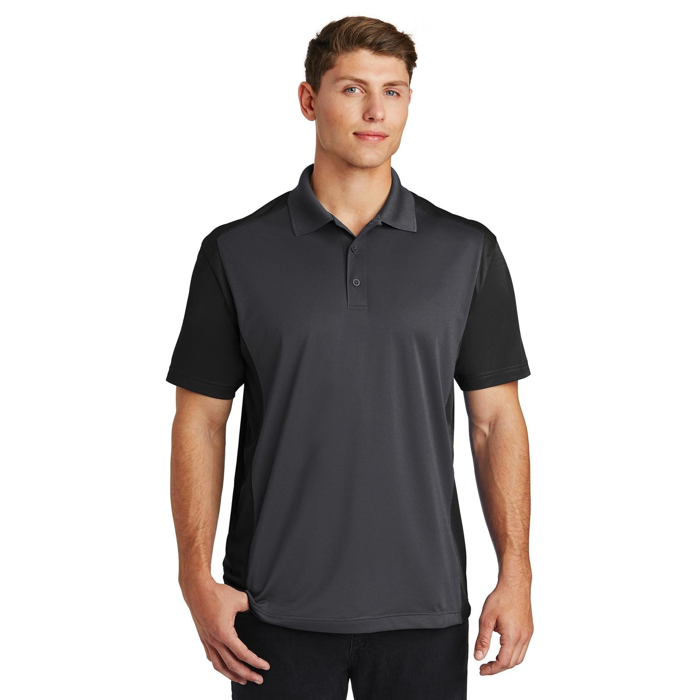 Iron Grey Polo Shirt - Sport-Tek - Modern Design