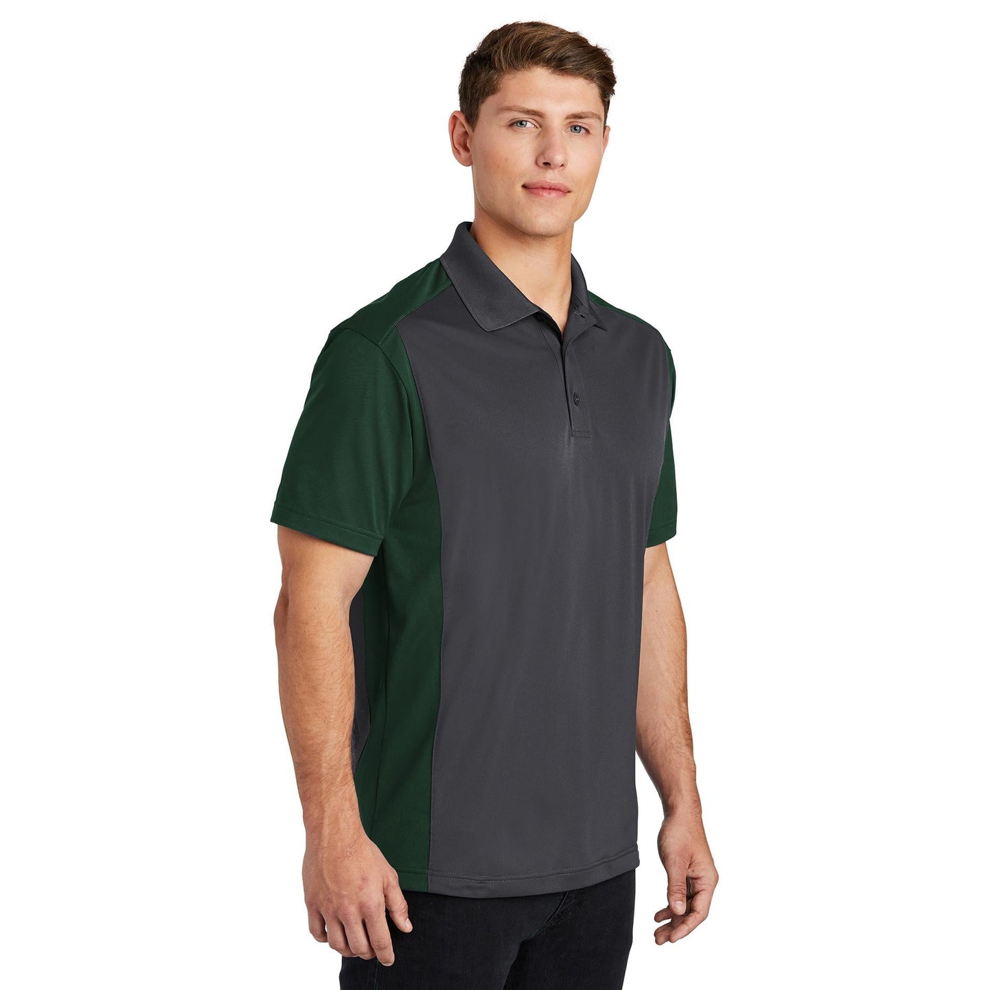 Iron Grey Polo Shirt - Sport-Tek - Modern Design
