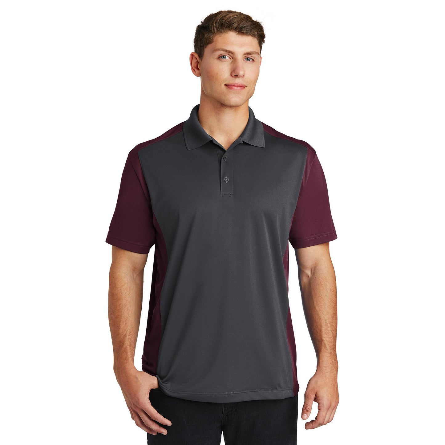 Iron Grey Polo Shirt - Sport-Tek - Modern Design
