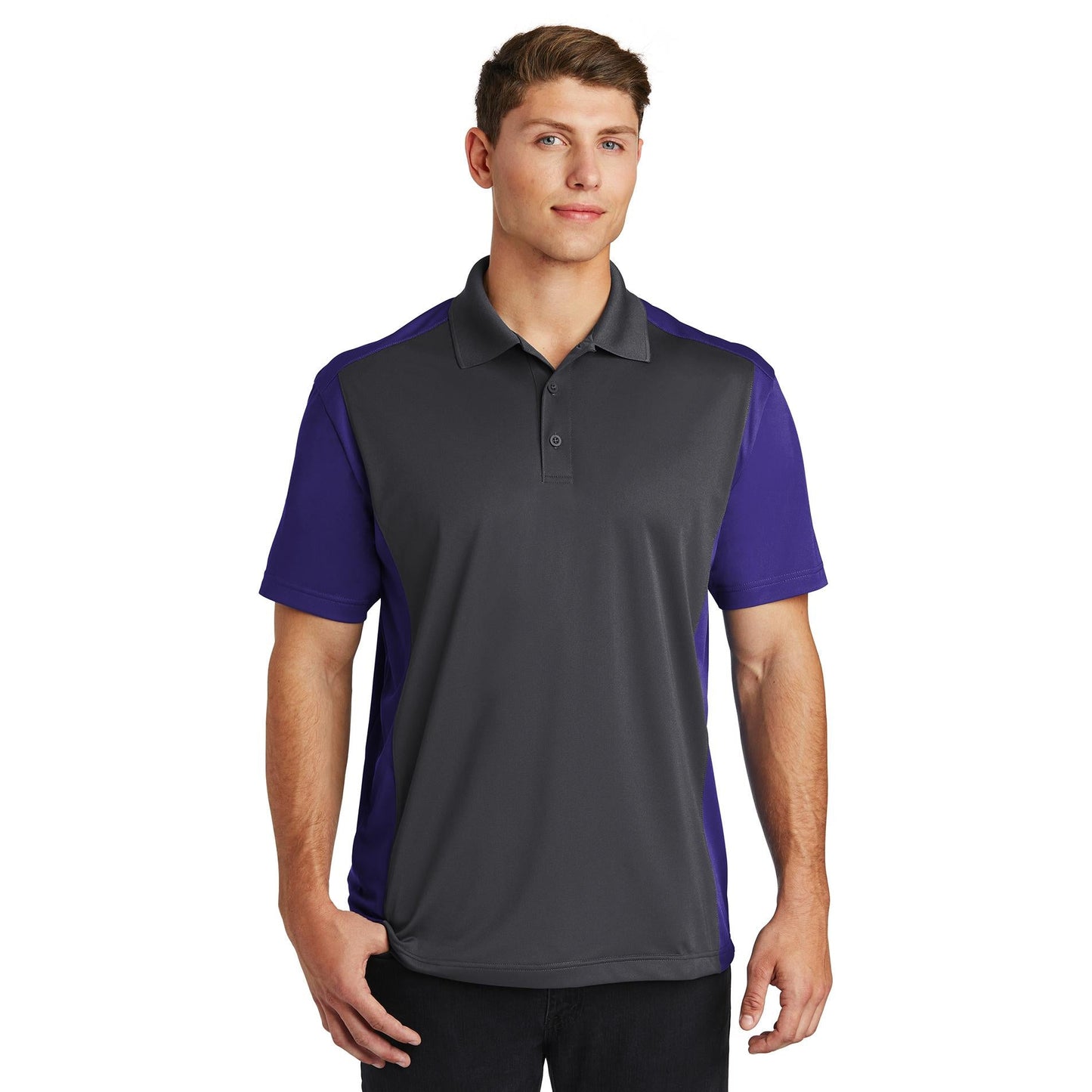 Iron Grey Polo Shirt - Sport-Tek - Modern Design