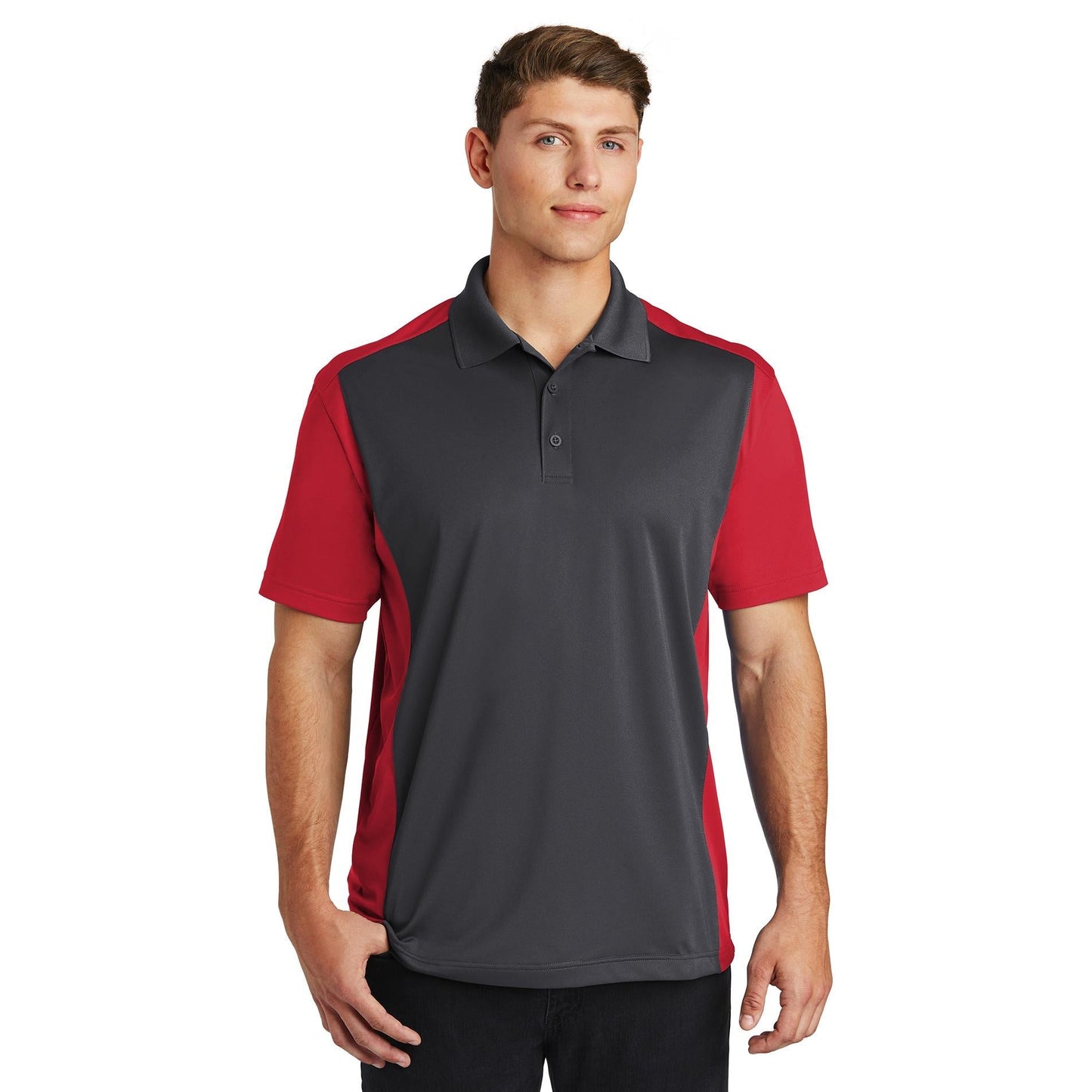 Iron Grey Polo Shirt - Sport-Tek - Modern Design