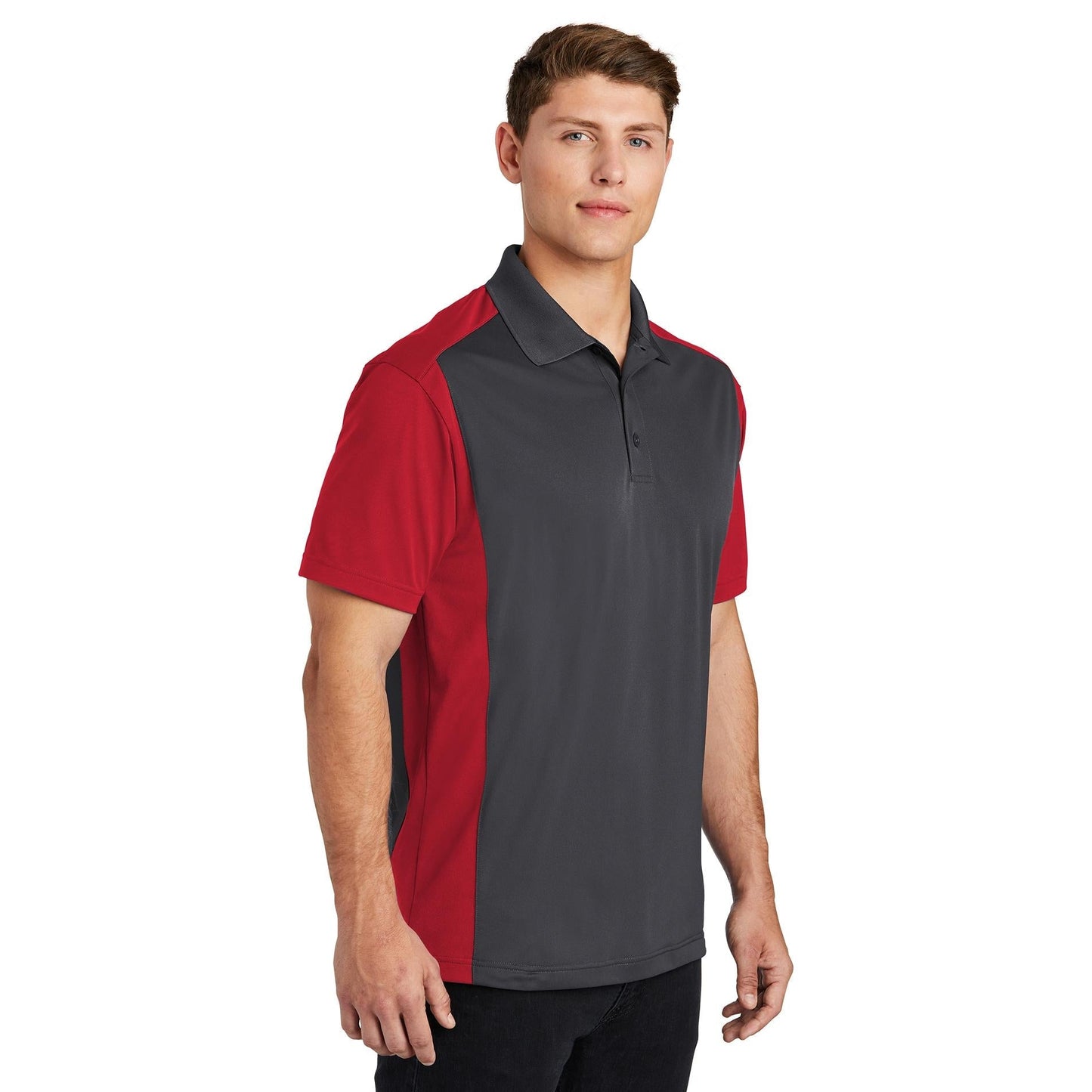 Iron Grey Polo Shirt - Sport-Tek - Modern Design